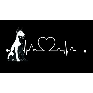 Doberman Dog Sticker by Katie