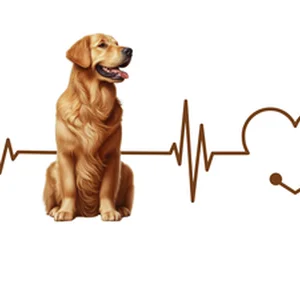 Golden Retriever Dog Sticker by Katie