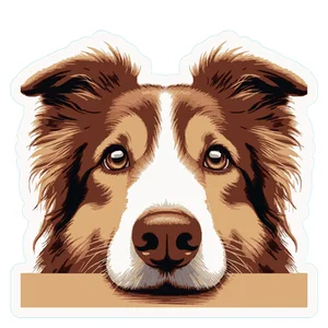 Australian Shepherd Premium Dog Sticker by Unknown