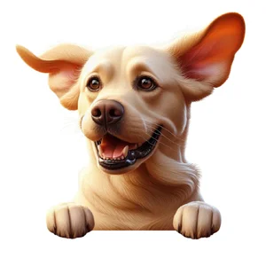 Labrador Premium Dog Sticker by Unknown