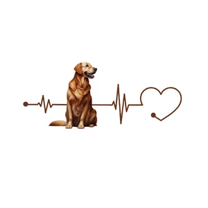 Golden Retriever Dog Sticker by Katie