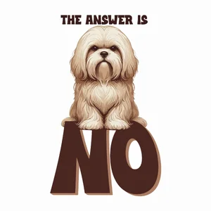 Lhasa Apso Dog Sticker by Nikko