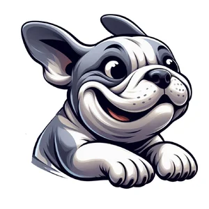 French Bulldog Premium Dog Sticker by Katie