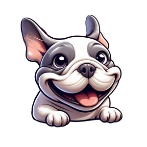 French Bulldog Premium Dog Sticker by Katie