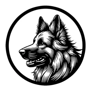 German Shepherd Dog Sticker