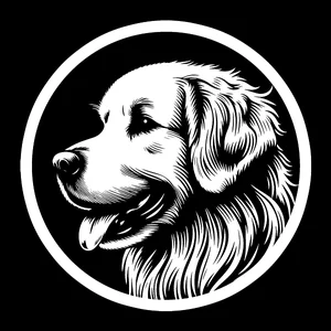 Golden Retriever Dog Sticker