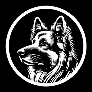 German Shepherd Dog Sticker