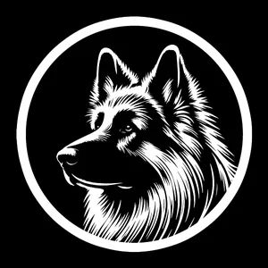 German Shepherd Dog Sticker