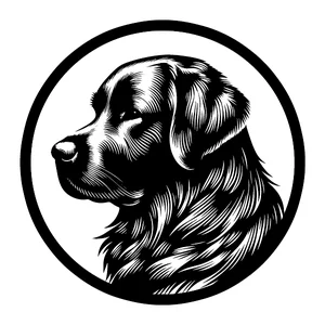 Labrador Premium Dog Sticker by Unknown