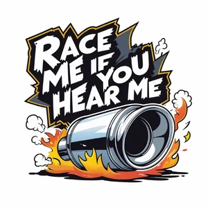 Just Loud, Not Fast Sticker by Katie