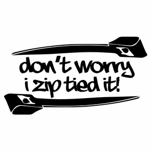 Zip Tied - Nikko Sticker by Nikko