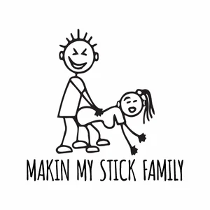 Stick Family - Nikko Sticker by Nikko