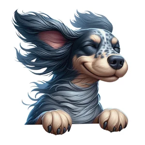 Likely Blue Merle Shetland Sheepdog Or Australian  Premium Dog Sticker by Katie