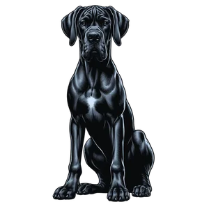 Great Dane Premium Dog Sticker by Nikko