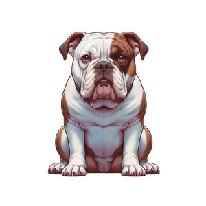 English Bulldog Premium Dog Sticker by Louise