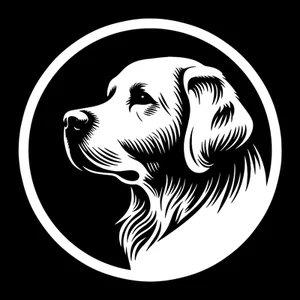Golden Retriever Premium Dog Sticker by Unknown