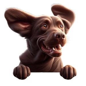 Labrador Retriever Dog Sticker by Katie