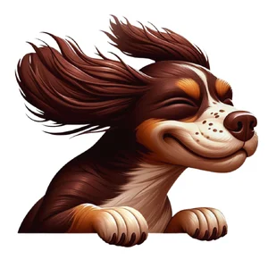 Spaniel Type Premium Dog Sticker by Katie