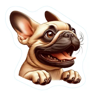 French Bulldog Premium Dog Sticker by Unknown