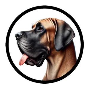 Great Dane Premium Dog Sticker by Unknown
