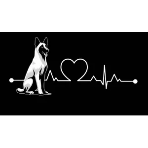Siberian Husky Premium Dog Sticker by Unknown