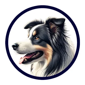 Australian Shepherd Premium Dog Sticker by Unknown