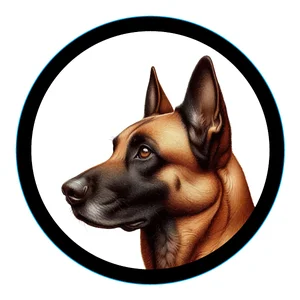 Belgian Malinois Premium Dog Sticker by Unknown
