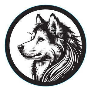 Border Collie Premium Dog Sticker by Unknown