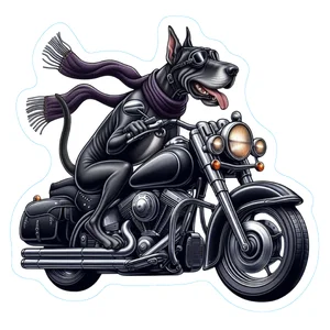 Doberman Premium Dog Sticker by Unknown