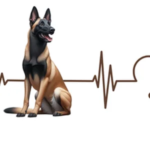 German Shepherd Premium Dog Sticker by Unknown