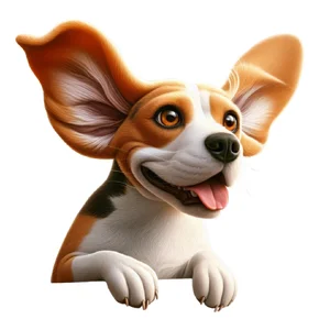 Beagle Premium Dog Sticker by Unknown