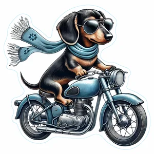 German Shepherd Premium Dog Sticker by Unknown