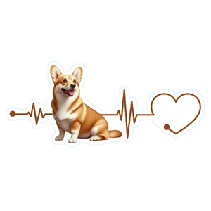 Japanese Akita Premium Dog Sticker by Unknown