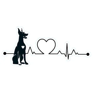 Boxer Premium Dog Sticker by Unknown