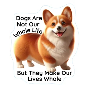 Pembroke Welsh Corgi Premium Dog Sticker by Unknown
