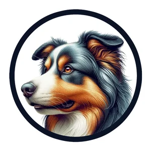 Australian Shepherd Premium Dog Sticker by Unknown