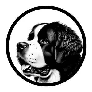 Bernese Mountain Dog Premium Dog Sticker by Unknown
