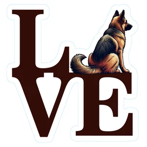 Golden Retriever Premium Dog Sticker by Unknown