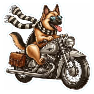 German Shepherd Premium Dog Sticker by Unknown