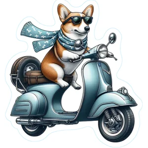 Siberian Husky Premium Dog Sticker by Unknown